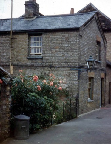 Last house in Foundry Row 1957